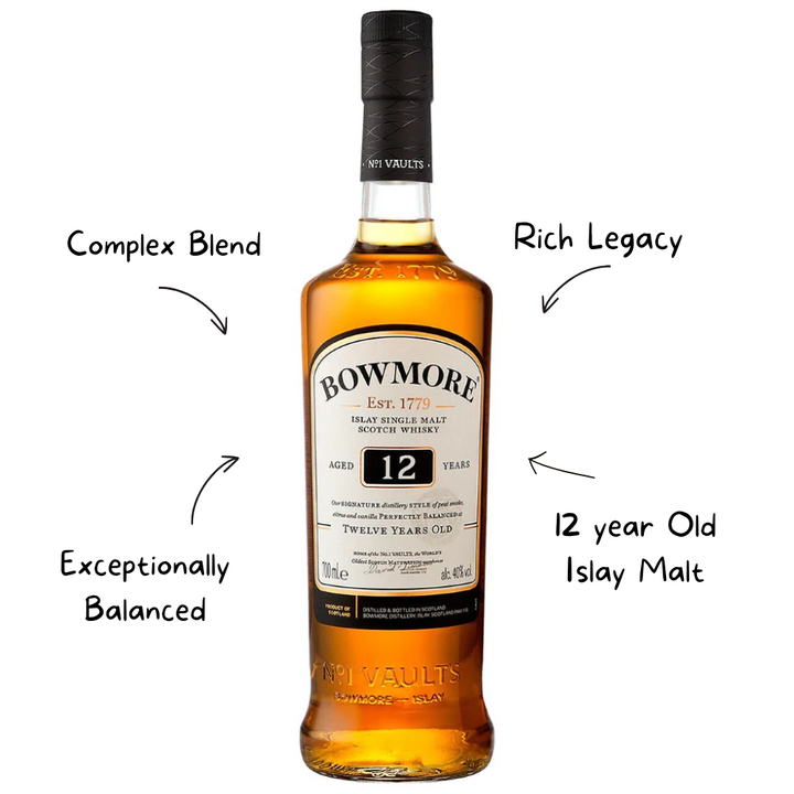 Bowmore 12 Year Islay Whiskey