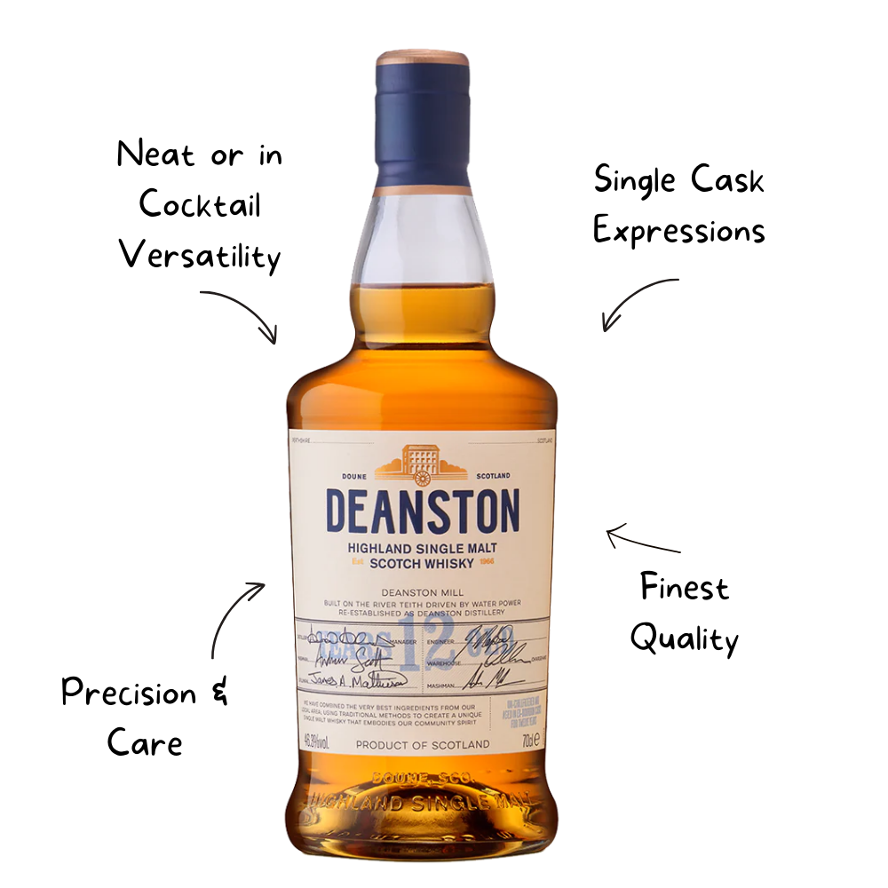 Deanston 12 Year Single Malt Whiskey