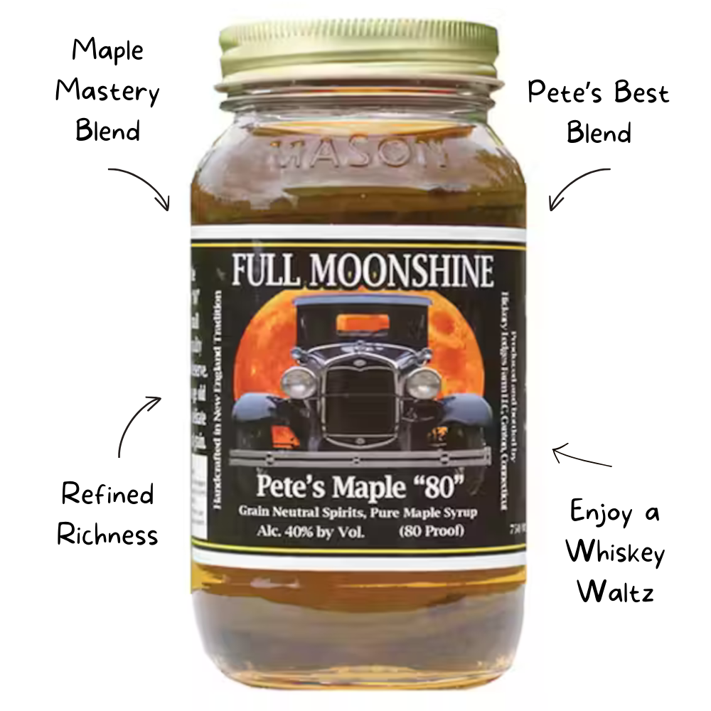 Full Moonshine Pete's Maple Whiskey