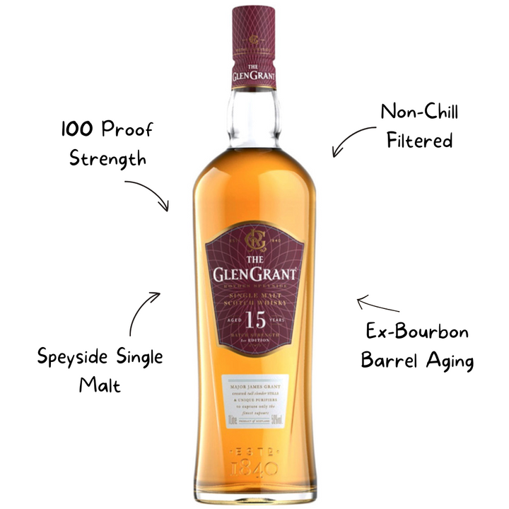 Glen Grant 15 Yrs Batch Strength 1st Edition Whiskey