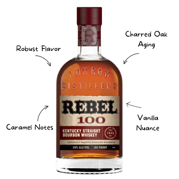 Rebel Yell Bourbon 100 Proof Whiskey