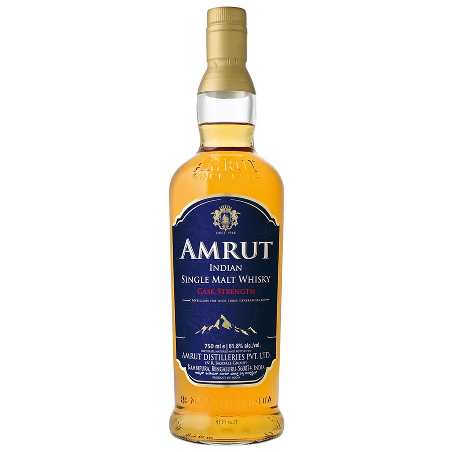 Shop Amrut Single Malt Whiskey Cask Strength Online - WhiskeyD Online Liquor Store