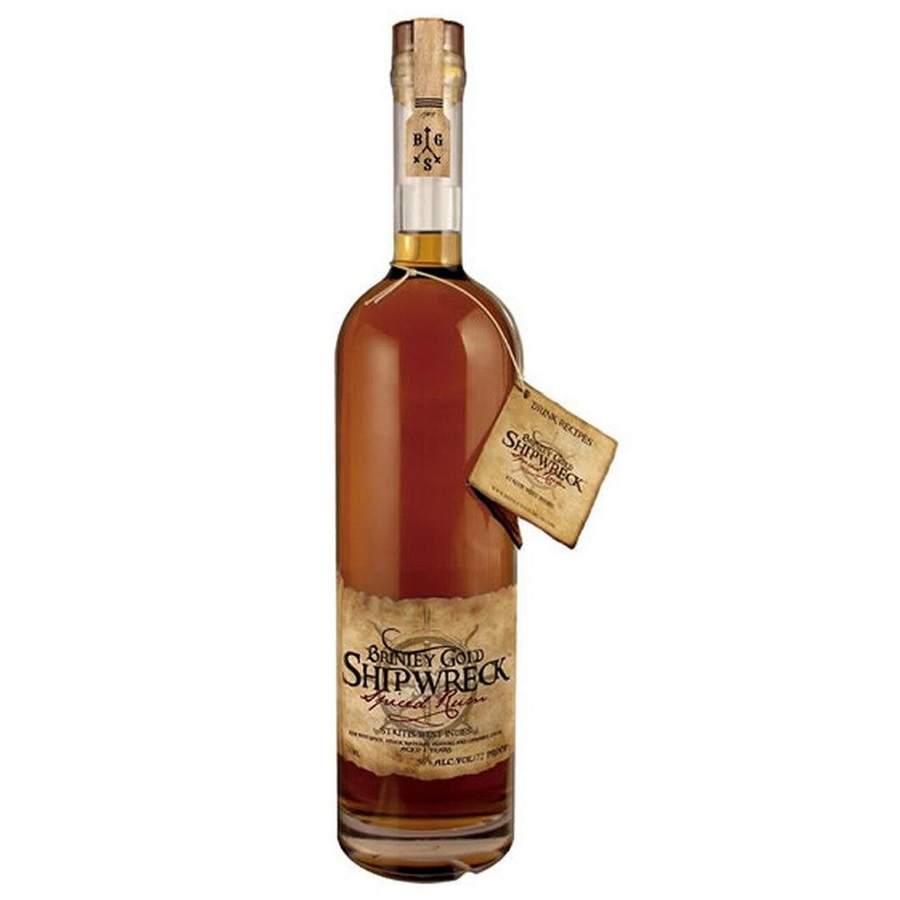 Buy Brinley Gold Shipwreck Spiced Rum Online - WhiskeyD Bottle Delivery