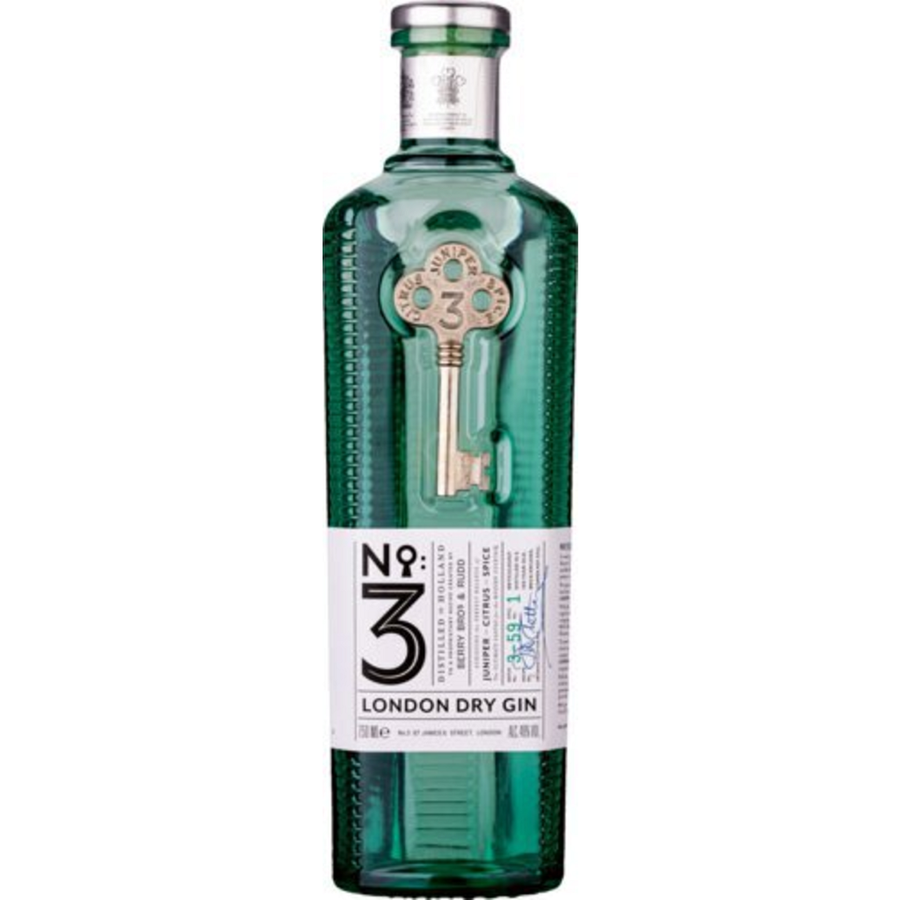 Buy No.3 Gin London Dry Online - WhiskeyD Bottle Delivery