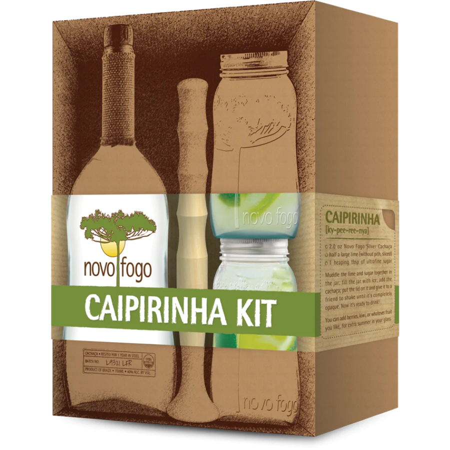 Novo Fogo Cachaca Gift Caipirinha Kit